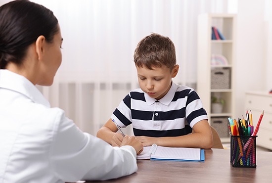 un enfant atteint de dyslexie