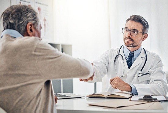 Un consultation chez le médecin